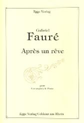 Fauré, Gabriel Urbain: Après un rêve für Englischhorn und Klavier 