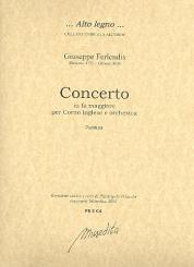 Ferlendis, Giuseppe: Concerto f maggiore per corno inglese e orchestra, partitura 