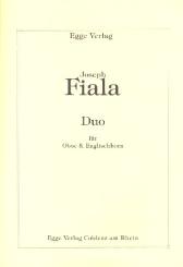 Fiala, Joseph: Duo für Oboe und Englischhorn, Stimmen 