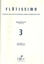 Flötissimo Band 3 für Flöte (Oboe/Violine/ Klarinette) und Klavier, Klarinette 