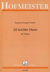 Garnier, Francois-Joseph: 22 leichte Duos für 2 Oboen 
