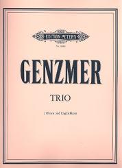 Genzmer, Harald: Trio für 2 Oboen und Englischhorn, Partitur und Stimmen 