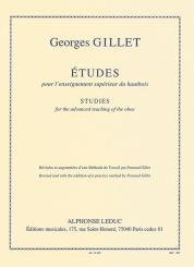 Gillet, Georges: Études pour l'enseignement superieur pour hautbois (fr/en) 