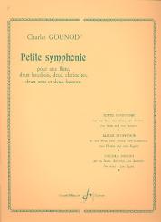 Gounod, Charles Francois: Petite symphonie pour flute, 2 hautbois, 2 clarinettes, 2 cors et 2 bassons, parties 