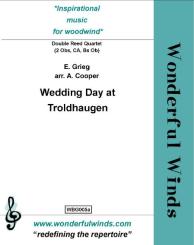 Grieg, Edvard Hagerup: Wedding Day at Troldhaugen for 2 oboes, cor anglais, bass oboe, score and parts 