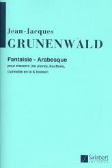 Grunenwald, Jean Jacques: Fantaisie-arabesque pour hautbois, clarinette en la, basson et clavecin (piano), parties 