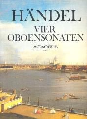 Händel, Georg Friedrich: 4 Sonaten für Oboe und Bc  