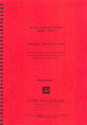 Händel, Georg Friedrich: Concerto Voli per l'aria für oboe und kammerorchester, Stimmensatz und Klavierauszug (Streicher 5-4-3-2-1) 