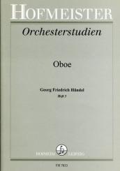 Händel, Georg Friedrich: Orchesterstudien Oboe Band 3  