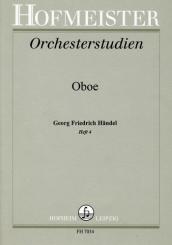 Händel, Georg Friedrich: Orchesterstudien Oboe Band 4 Oratorien 