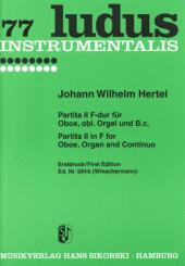 Hertel, Johann Wilhelm: Partita F-Dur Nr.2 für Oboe, Orgel und Bc 