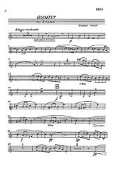 Holst, Gustav: Quintet a minor for oboe, clarinet in A, horn, bassoon and piano, score and parts 