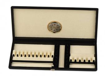 Leather hygrocase for 10 oboe and 5 cor anglais reeds 