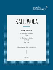Kalliwoda, Johann Wenzel: Concertino F-Dur op.110 für Oboe und Orchester, für Oboe und Klavier 