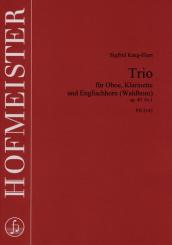 Karg-Elert, Sigfrid: Trio d-Moll op.49,1: für Oboe, Klarinette und Englischhorn (Waldhorn), Stimmen 