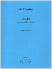 Kelterborn, Rudolf: Quartett für Oboe (Englischhorn), Violine, Viola und Violoncello, Stimmen 