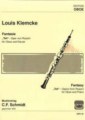 Klemcke, Louis: Tell-Fantasie für Oboe und Klavier 