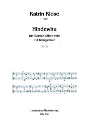 Klose, Katrin: Hindewhu für (Barock-) Oboe mit Klangschale 