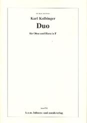 Kolbinger, Karl: Duo für Oboe und Horn in F, 2 Partituren 
