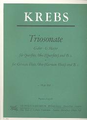 Krebs, Johann Ludwig: Triosonate G-Dur  für Flöte, Oboe und Bc 