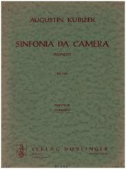 Kubizek, Augustin: Sinfonia da camera op.26b für Flöte, Oboe, Klarinette, Fagott, Horn, Violine,Viola,Vc,Kontrabass, Stimmen 