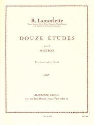 Lamorlette, Roland: 12 études pour hautbois  