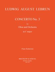 Lebrun, Ludwig August: Konzert C-Dur Nr.3 für Oboe und Orchester, für Oboe und Klavier 