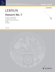Lebrun, Ludwig August: Konzert d-Moll Nr.1 für Oboe und Orchester, Partitur 