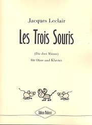 Leclair, Jacques: Les Trois Souris für Oboe und Klavier 