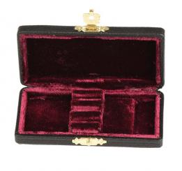 Leather case for three oboe reeds 