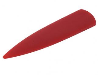 Plaque pour hautbois (plastique), plus large, rouge 