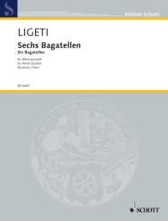 Ligeti, György: 6 Bagatellen für Flöte, Oboe, Klarinette, Horn und Fagott, Stimmen 