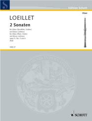 Loeillet de Gant, Jean Baptiste: 2 Sonaten op.5,2 und op.5,6 für Oboe und Klavier 