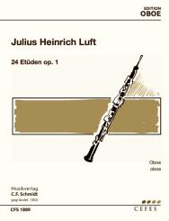 Luft, Julius Heinrich: 24 Etüden op.1 für Oboe 