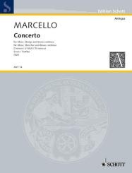 Marcello, Alessandro: Concerto d-Moll für Oboe (Violine), Streicher und Basso continuo (Cembalo/Orgel), Viol, Err:520 