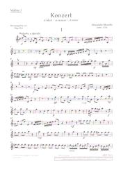 Marcello, Alessandro: Konzert d-Moll für Oboe (Violine), Streicher und Basso continuo (Cembalo/Orgel), Viol, Einzelstimme - Violine I 