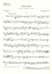 Marcello, Alessandro: Konzert d-Moll für Oboe (Violine), Streicher und Basso continuo (Cembalo/Orgel), Viol, Einzelstimme - Violoncello 