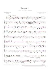 Marcello, Alessandro: Konzert d-Moll für Oboe (Violine), Streicher und Basso continuo (Cembalo/Orgel), Viol, Einzelstimme - Violine III [Viola] 