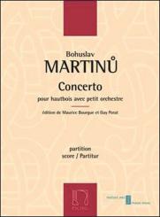 Martinu, Bohuslav: Concerto pour hautbois et petit orchestre partition 