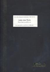 Mendelssohn-Bartholdy, Felix: Lieder ohne Worte für Oboe d'amore und Klavier 