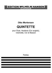 Mortensen, Otto: Quintett für Flöte, Oboe (Englischhorn), Clarinette, Horn und Fagott, Stimmen,  Archivkopie 