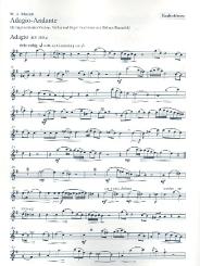Mozart, Wolfgang Amadeus: Adagio KV580a  und  Andante KV616 für Englischhorn (Violine, Viola) und Orgel, Englischhorn 