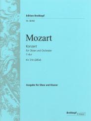 Mozart, Wolfgang Amadeus: Konzert C-Dur KV314 (KV285d) für Oboe und Orchester, für Oboe und Klavier 