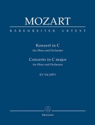 Mozart, Wolfgang Amadeus: Konzert C-Dur KV314 für Oboe und Orchester, Studienpartitur 