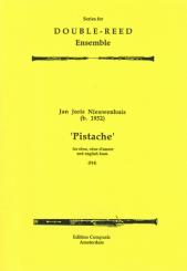 Nieuwenhuis, Jan Joris: Pistache for oboe, oboe d'amore and english horn, Partitur und Stimmen 