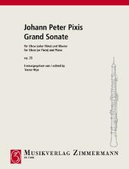 Pixis, Johann Peter: Grand sonate op.35 für Oboe und Klavier 