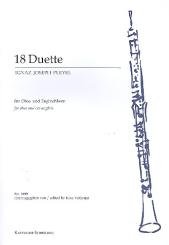 Pleyel, Ignaz Joseph: 18 Duette für Oboe und Englischhorn, Spielpartitur 