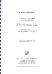 Ponchielli, Amilcare: Tanz der Stunden für Flöte, 2 Oboen, 2 Klarinetten, 2 Hörner, 2 Fagotte (Kontrabaß ad lib), Stimmen 
