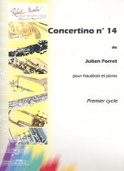 Porret, Julien: Concertino Nr.14 für Oboe und Klavier 