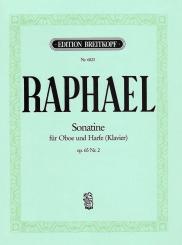 Raphael, Günter Albert Rudolf: Sonatine op.65,2 für Oboe und Harfe 
